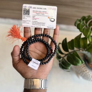 Certified Original Karungali malai || 6mm || Thread || 108+1 ||