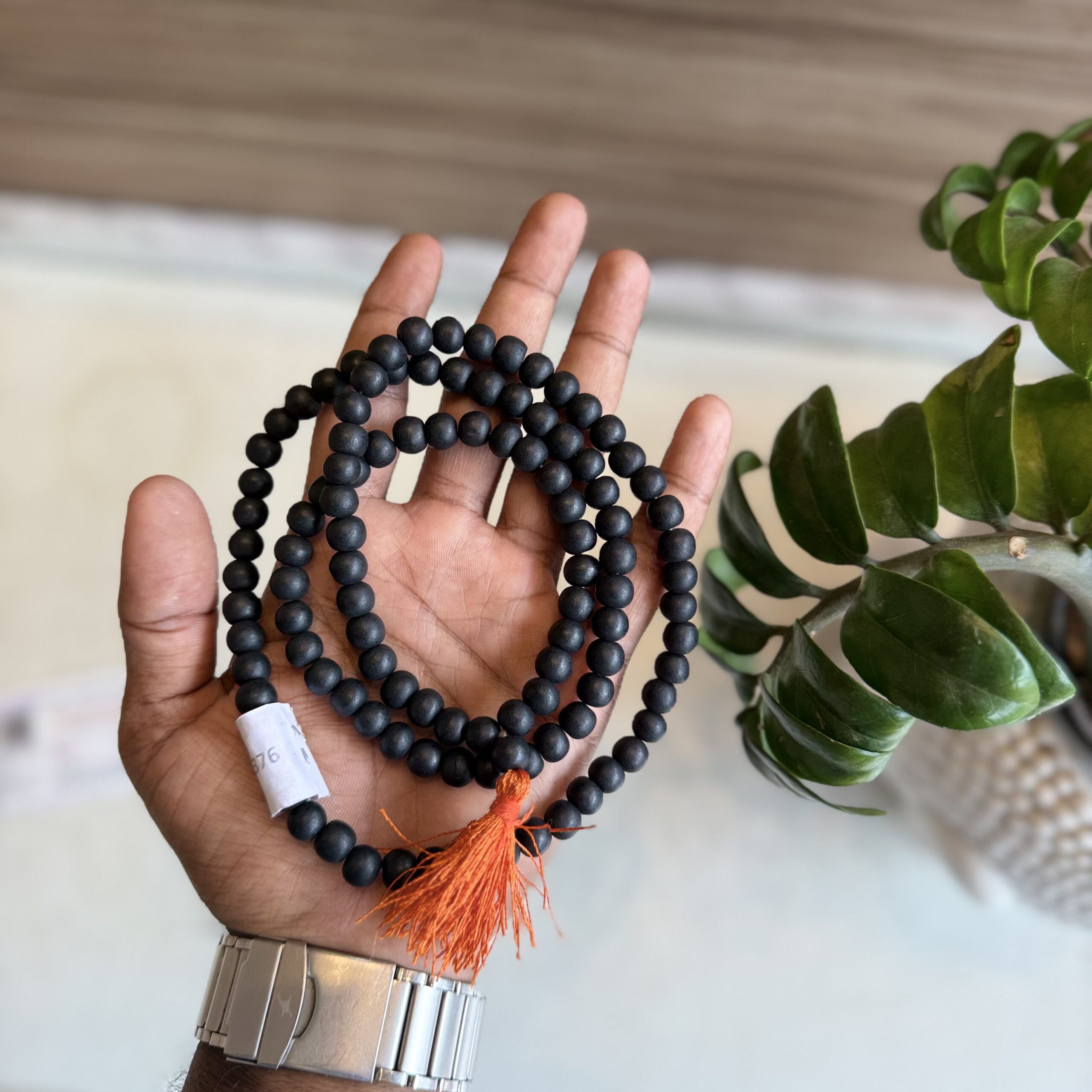 Certified Original Karungali malai(Thread) || 8mm ||108+1 || - Image 2