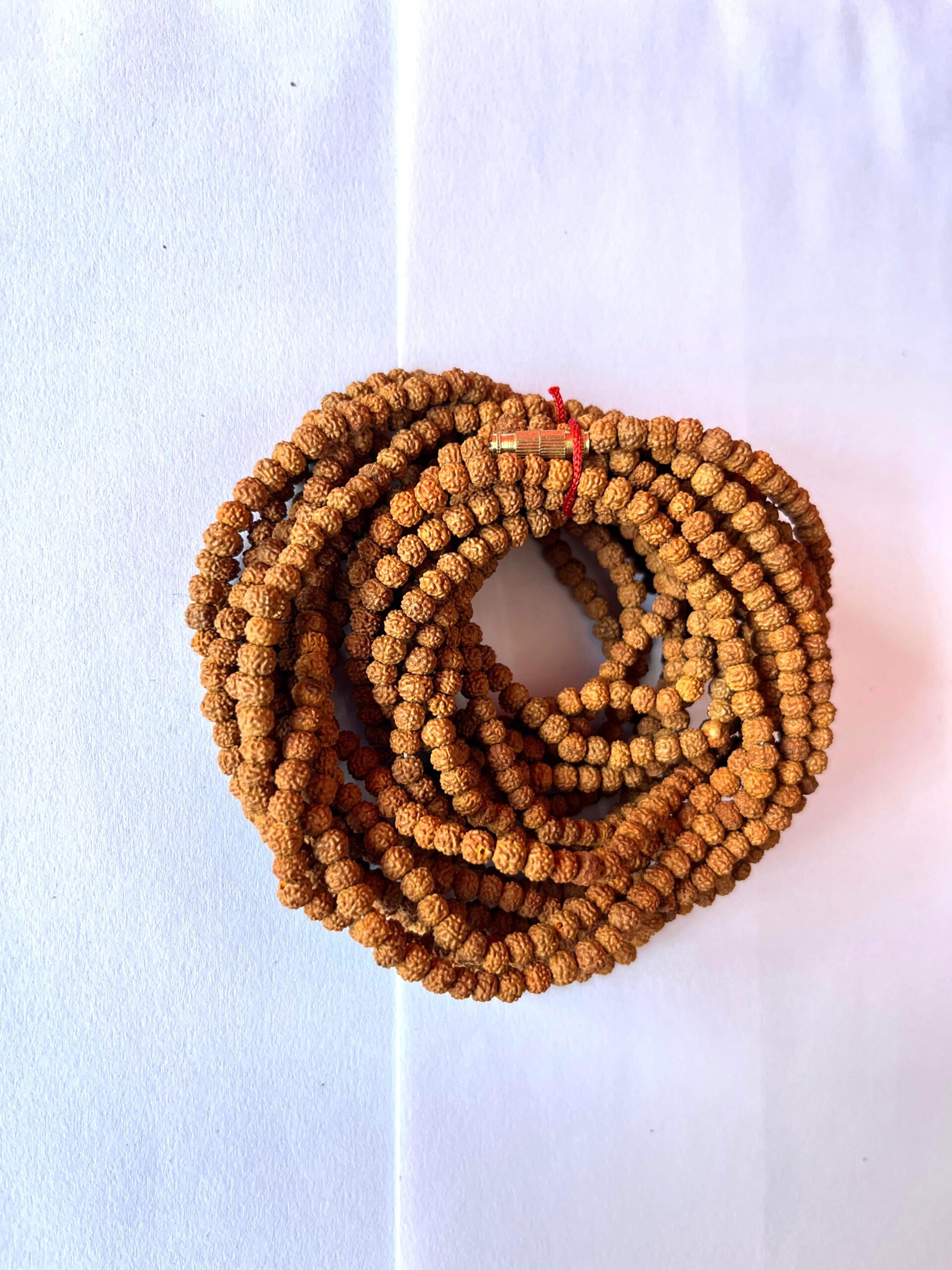 Original Rudraksha (Brown) 1008 Beads Mala β 8mm Spiritual Japa Mala for Pooja, Meditation; Chanting β Thread Garland for Men - Women