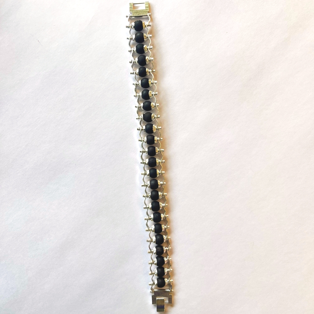 Premium Fancy German Silver Karungali Bracelet – Authentic Quality