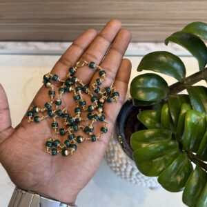 Jade Healing Stone mala with Impon 6mm | 54 beads | with Cap |