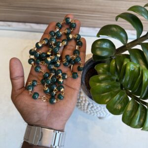 Jade Healing Stone mala with Impon 10mm | 54 beads | with Cap |