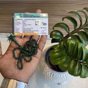 Jade Healing Stone mala thread 4mm | 108 beads |