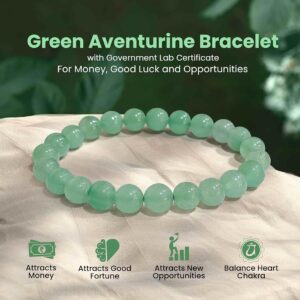 Green Aventurine with Elastic Bracelet 8mm