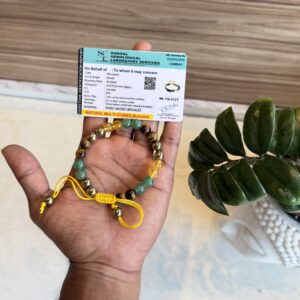 Money Magnet Bracelet with Thread 8mm | Pyrite | Citrine | Tiger eye | Green Aventurine |