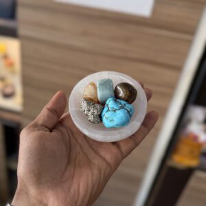 Money Magnet Bowl | Pyrite | Citrine | Tiger eye | Green Aventurine | Turquoise |