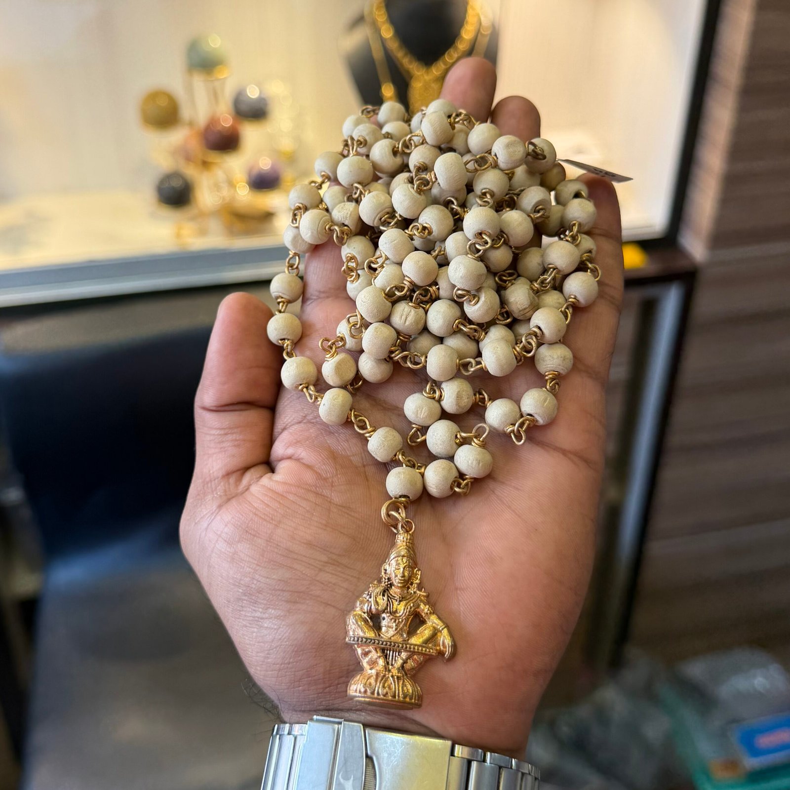 Thulasi Mala Impon 9mm | 108 Beads | without Cap |